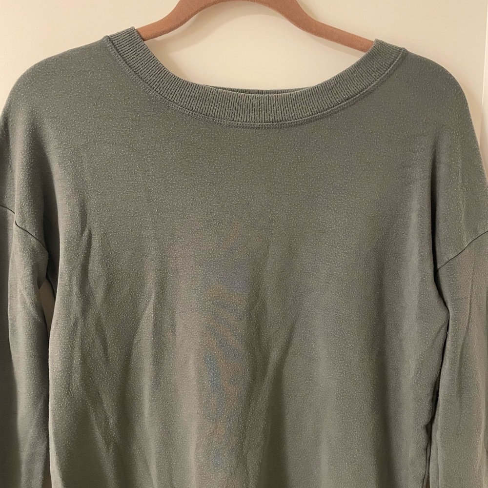 Green ATHLETA sweatshirt